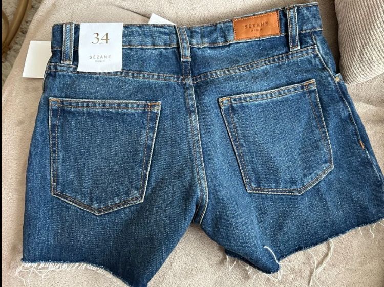 Sezane Jeans: Neue Sezane Jeans-Shorts, Gr. 34 – Neu (gemäss Beschreibung) aus Schenkon von mei_p727 1