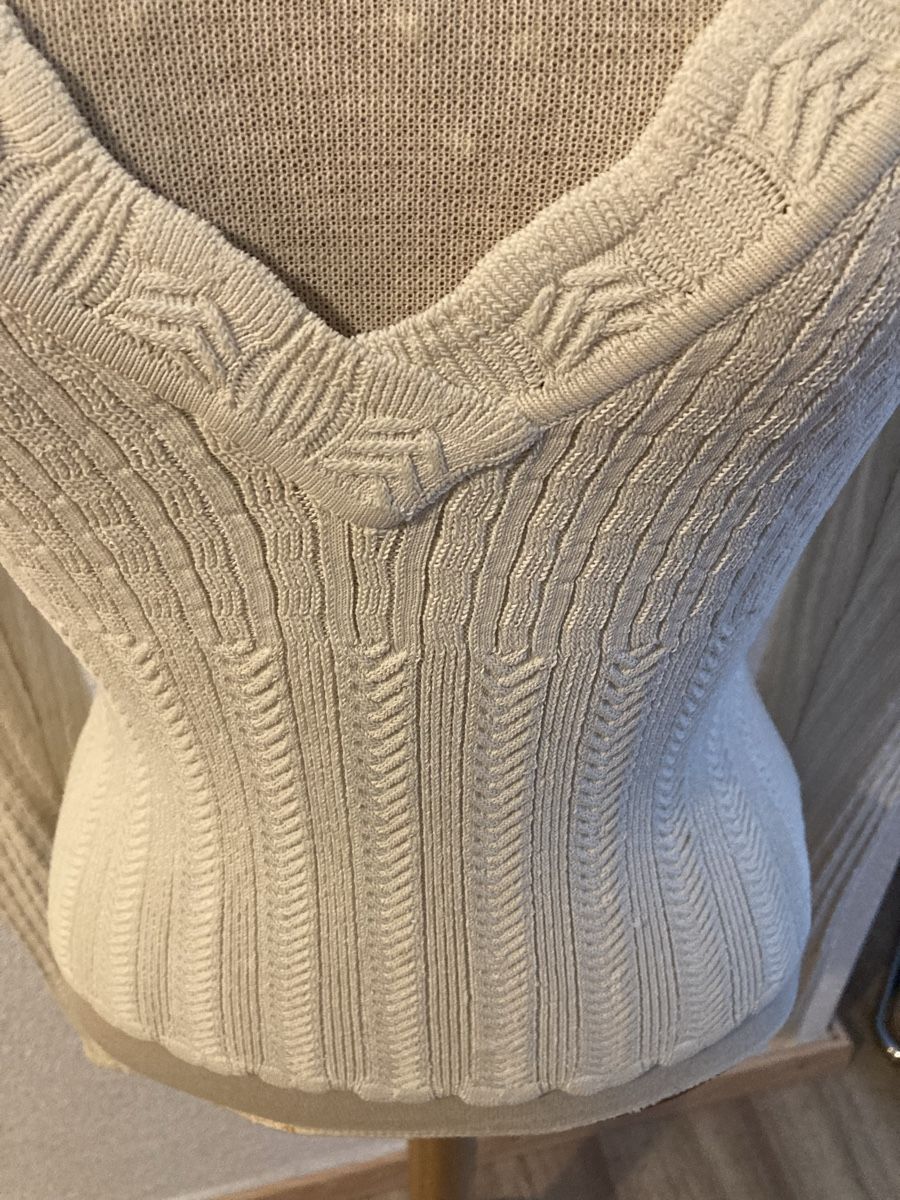 Alaia : Azzedine Alaia Vintage Strick Pullover weiss weiss 36 S – Usato da Winterthur venduto da Jolie-Joli