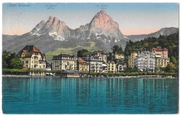 Brunnen Ansicht vom See aus