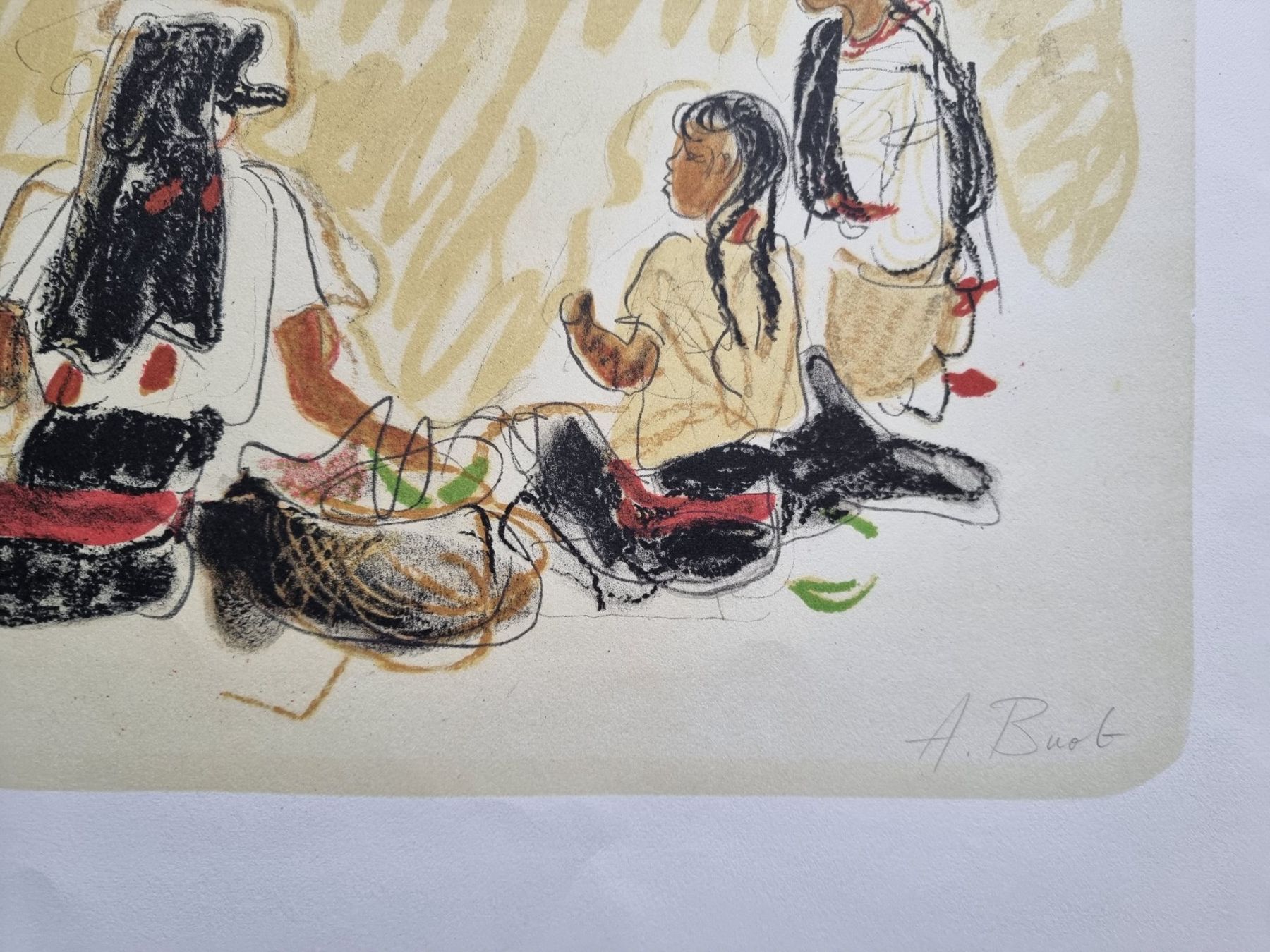 Arts picturaux & lithographies: ANTON BUEB LITHOGRAPHIE SIGNIERT NUMMERIERT – D'occasion à Gersau par kunst-online 3