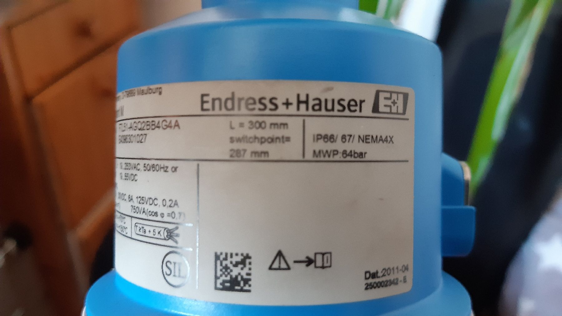 Misurare: Endress+Hauser Liquiphant M FTL51-AGQ2BB4G4A – Usato da Oey venduto da Parkplatzbrocki 7