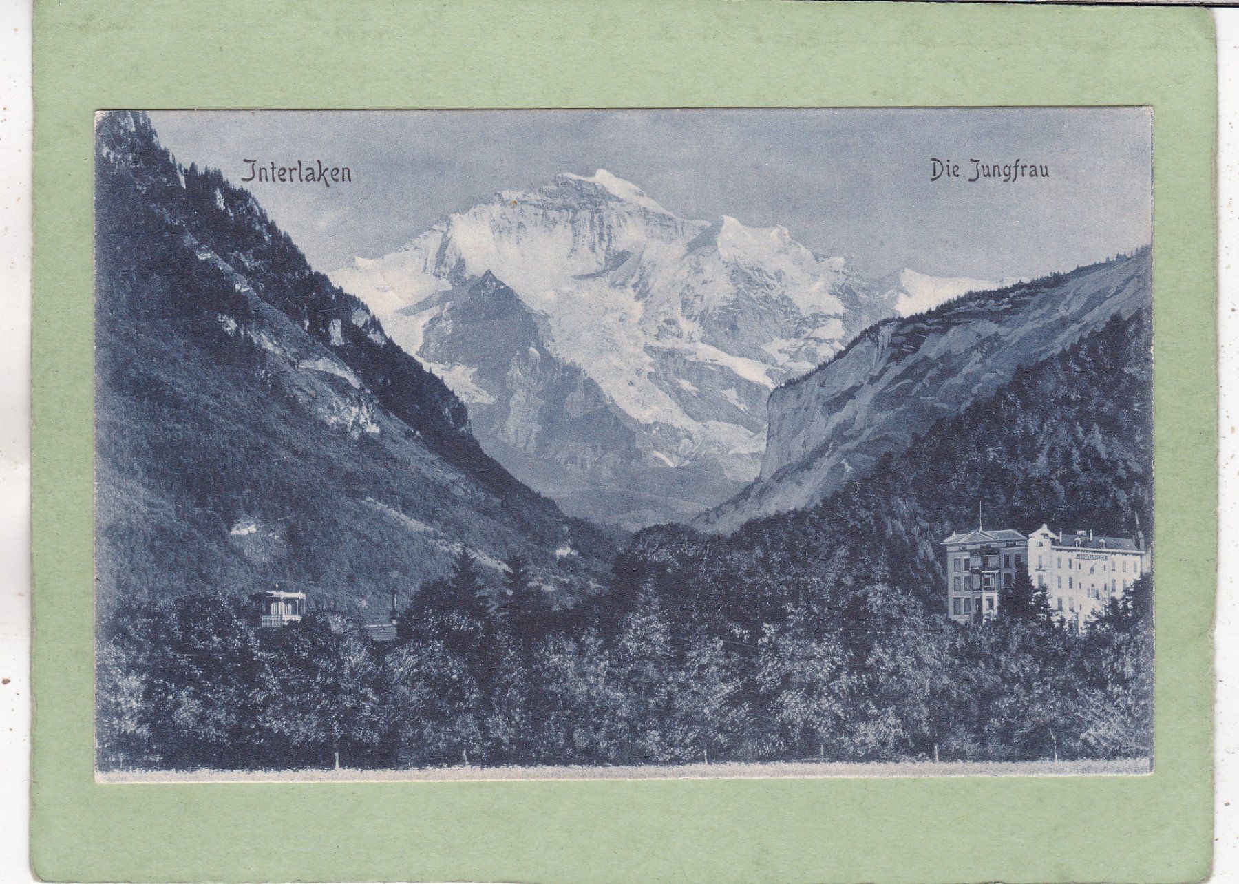 Cartes postales: Interlaken Die Jungfrau 1905 – D'occasion à Herisau par Lisegrat2008