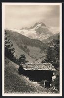 Binn, Alpenlandschaft mit Hütte, im Hin