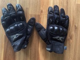 Motorradhandschuhe schwarz Grösse 9 guter Zustand