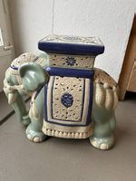 Keramik Elefant Pflanzenhocker 