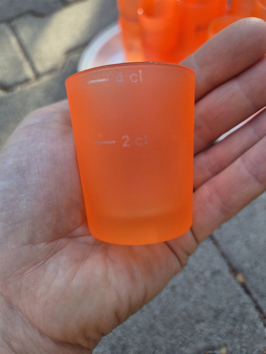 Gläser: Passoa Schnapsglas / Shotglas orange 4cl / 21 Stk. – Gebraucht aus Schachen b.Herisau von GTi91 2