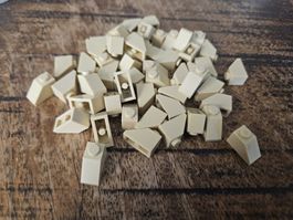 lego 3040 lot de 50 pièces Tan Slope 45 2 x 1