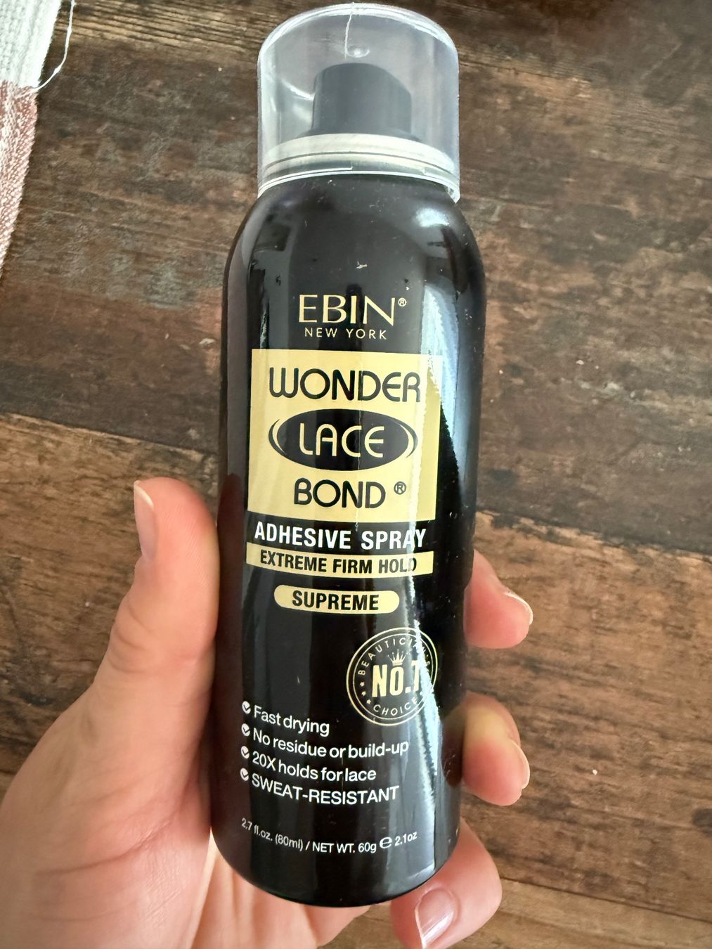 Prodotti di pulizia: Ebin Wonder Lace Bond Spray Supreme - Neu (80 ml) – Nuovo e nell'imballaggio originale da Riehen venduto da edu_92w7