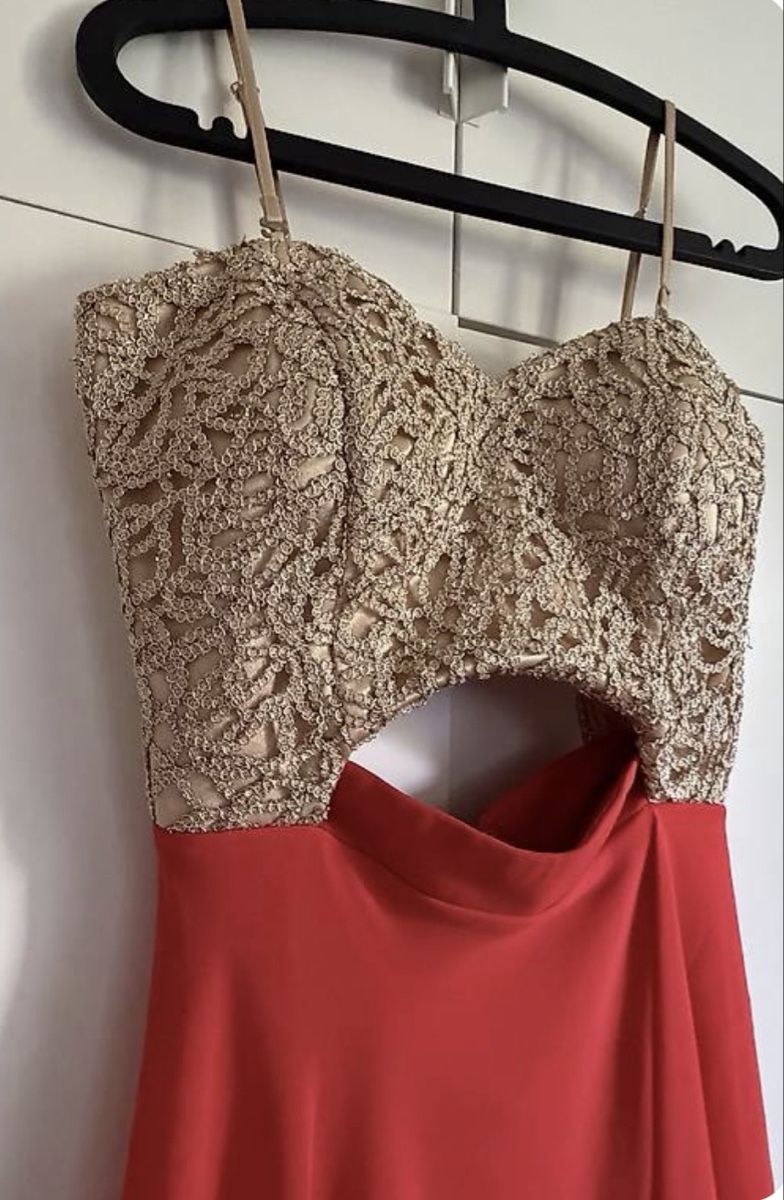 Vestiti: Abendkleid rot/gold, Cut-Out – Nuovo (secondo la descrizione) da Rupperswil venduto da Mfl_1976 2
