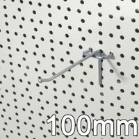 Einfachhaken für Lochblech, Länge 100mm, 100x Stück