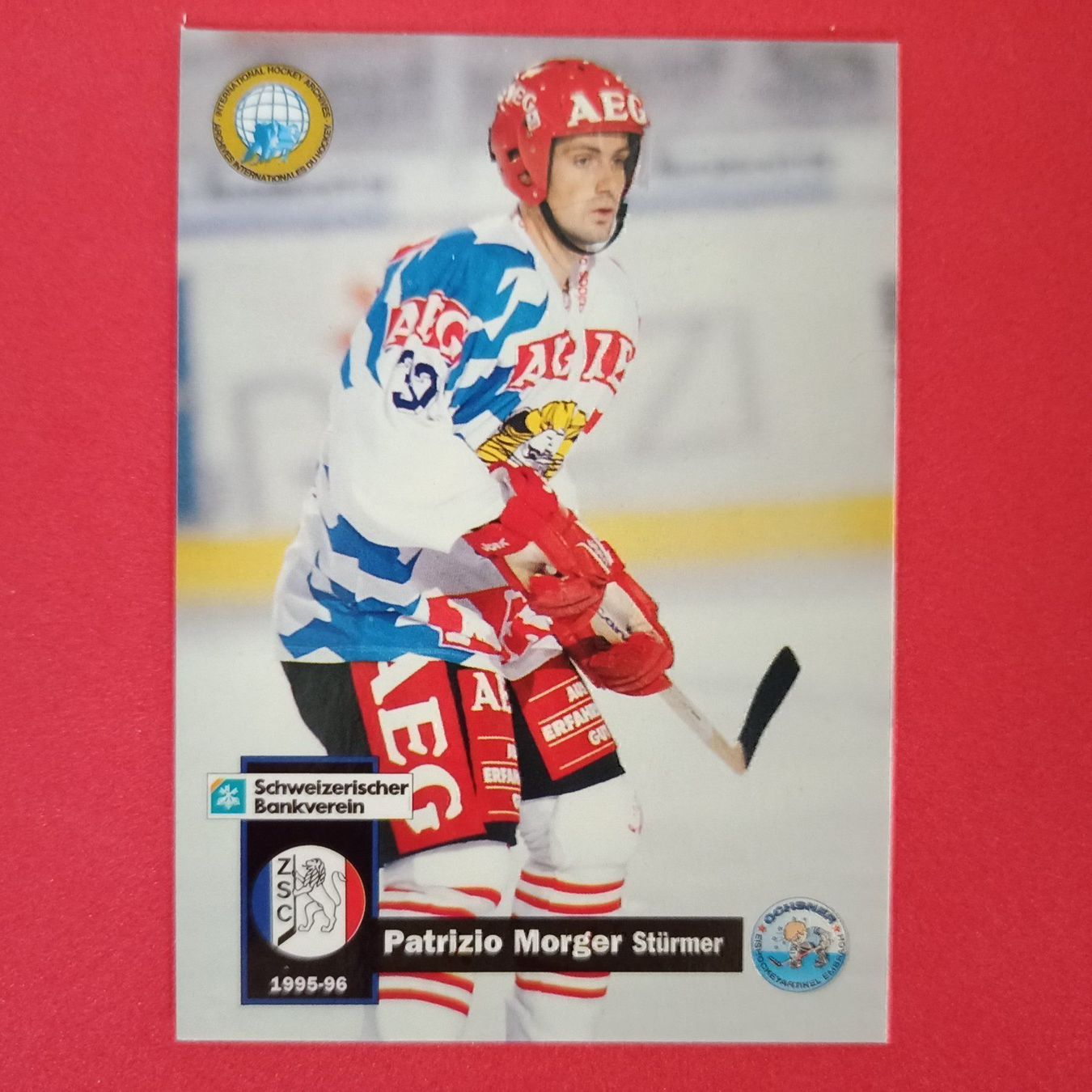 Carte collezionabili: Patrizio Morger - ZSC Card - 1995/96 – Usato da Dübendorf venduto da kb86_MOVIE