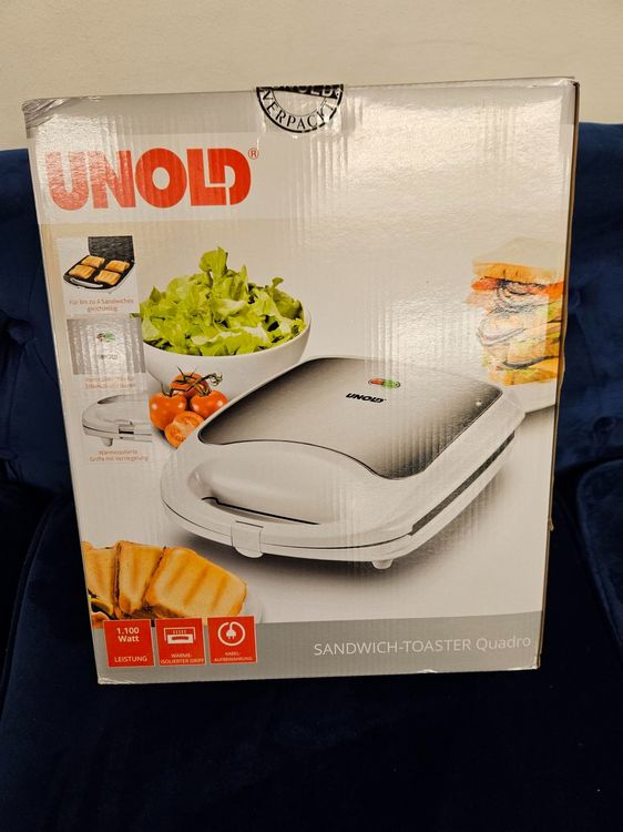 UNOLD Sandwich-Toaster Quadro (4 Sandwiches) ++ NEU ++ (Neu und ...
