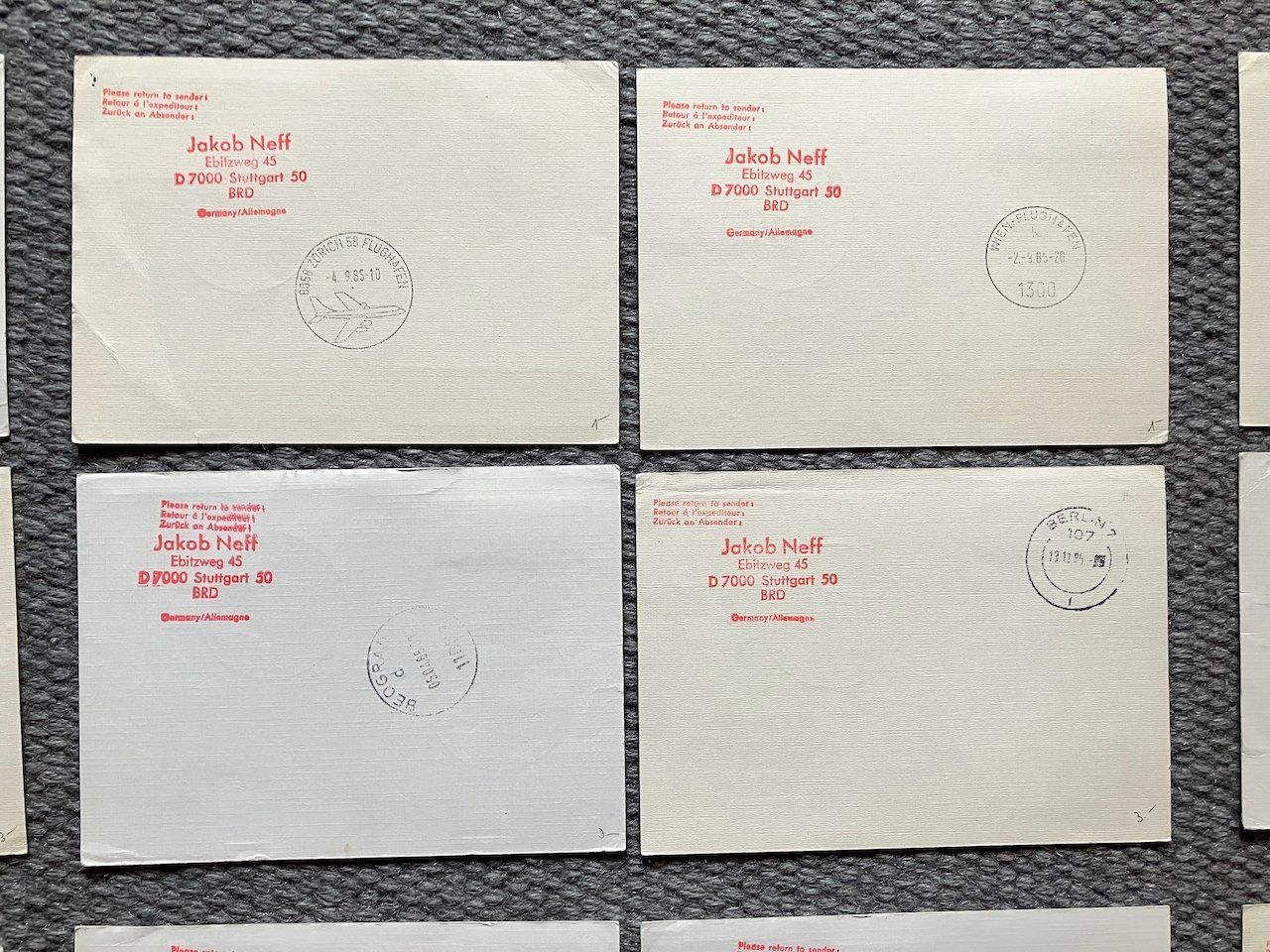 Tutti i francobolli: 23 Flugbelege DDR 1985 – Usato da Nesslau venduto da andi_hon 9