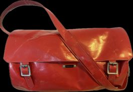 Seltene Original FREITAG Vintage Weekender/Reisetasche – Rot
