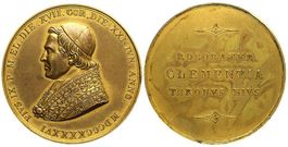 Rom, Pius IX., Medaille o.J. (1846), Amnestie