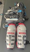 Pattini inline skates bambino taglia 33-37+parastinchi