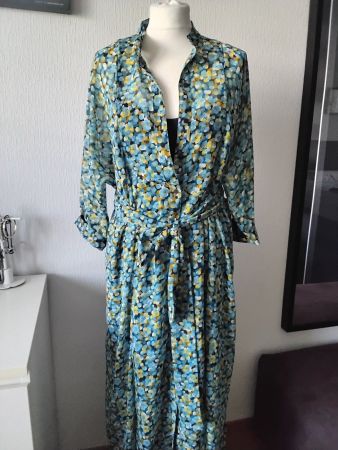 Robe longue fleurie légère, ESPRIT, Taille S