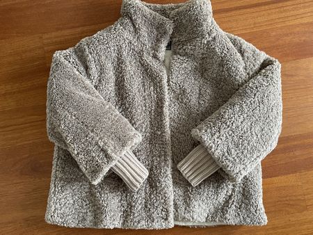 Kunstfell-Damenjacke, sandbeige, von White Label