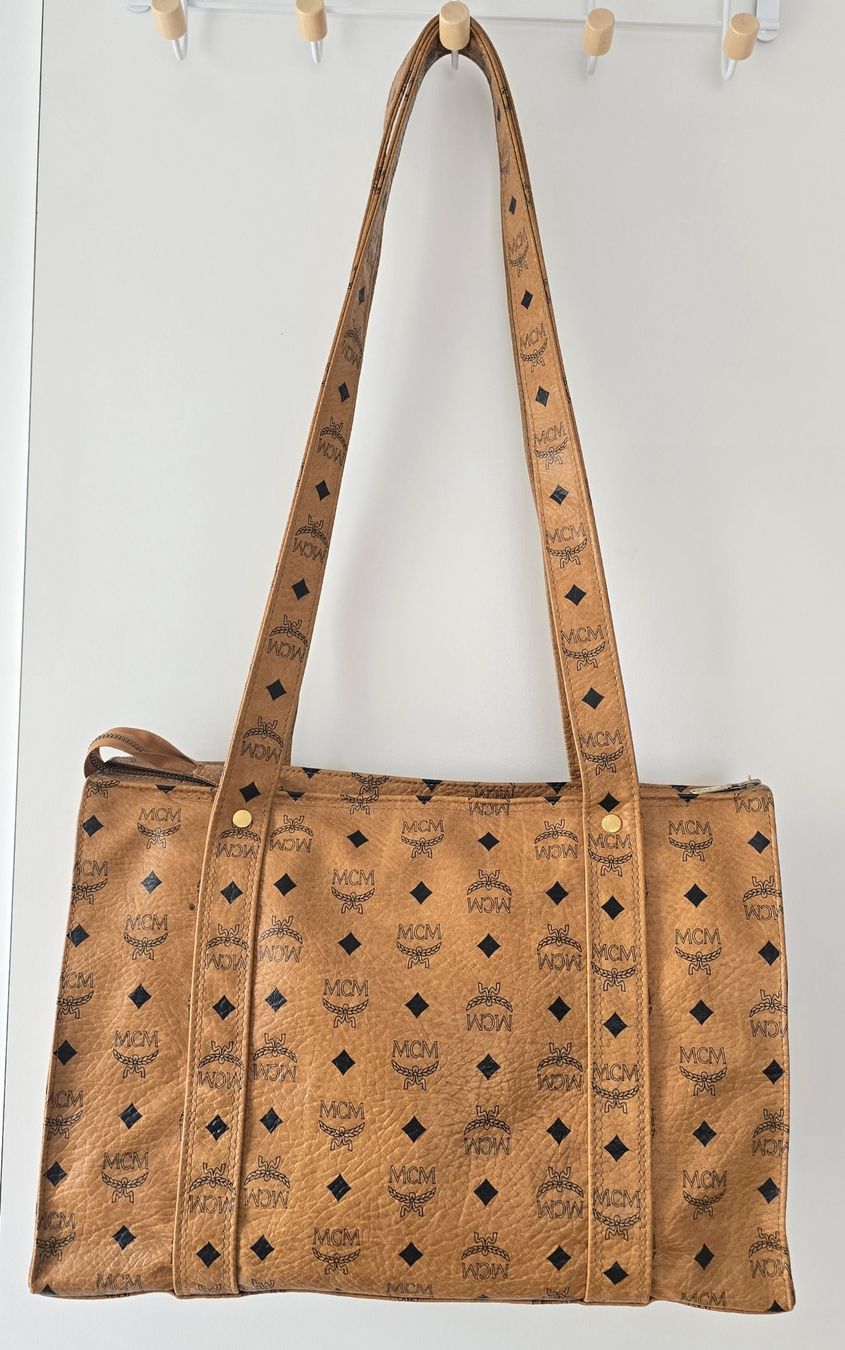 Mcm Borse da donna: MCM Shopper Medium Heritage Cognac Canvas – Usato da Niederteufen venduto da Mira_72 2