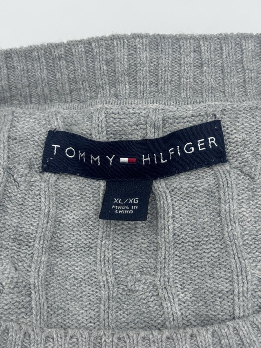 Tommy Hilfiger Maglioni & Felpe: Herren Tommy Hilfiger Strickpullover, grau, Grösse XL – Nuovo (secondo la descrizione) da Arnegg venduto da PascalHelfenberger 2
