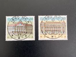 1990: Europamarken; Ortsersttag Vollstempel BEX