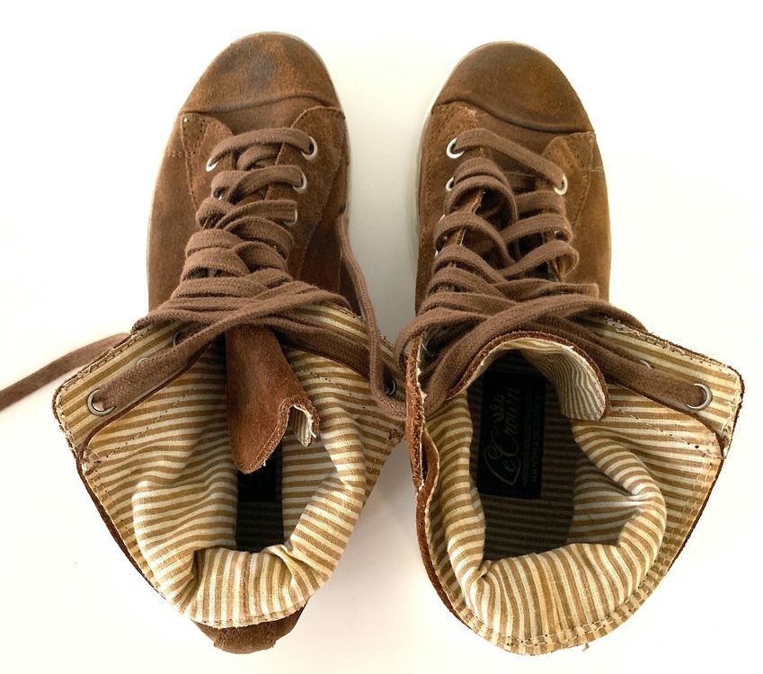 Scarpe da uomo: Chaussures daim cuir made in ITALY – Usato da Orsieres venduto da IndianaJones50a 1