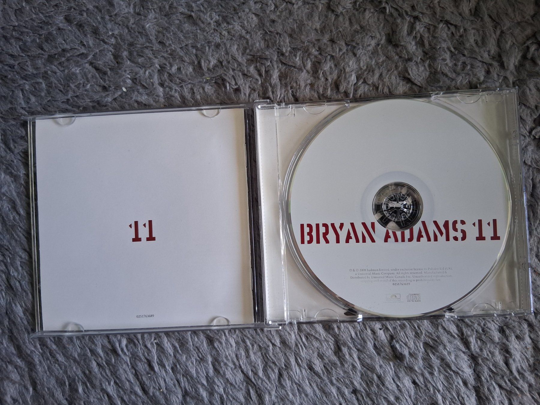 CD: BRYAN ADAMS    11    CD – Usato da Wetzikon ZH venduto da Ramones01 2