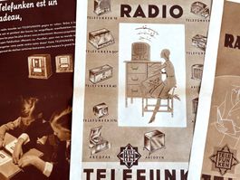 Telefunken - 3 alte Werbungen / Anciennes publicités 1929/33