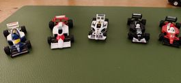 6 Formel 1 Modellautos Set verschiedene Marken gebraucht