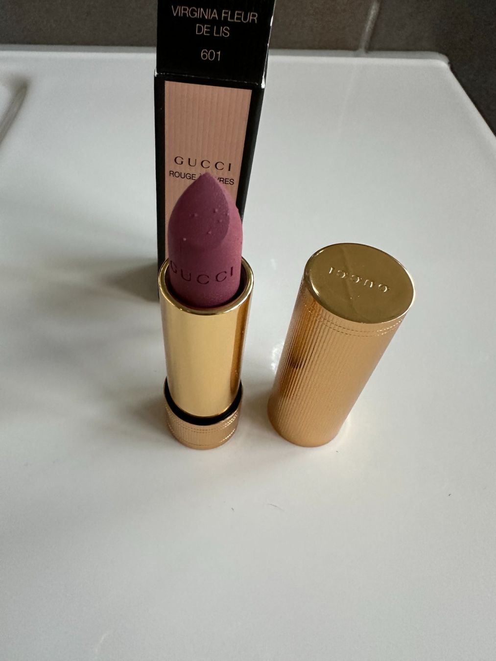 Gucci Make-up: Gucci lip colour 601 virginia fleur de lis – Nuovo e nell'imballaggio originale da Courgevaux venduto da Qwertz111320 2