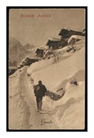 KIPPEL - 1910-20 "Lötschenthal" Bonne Année
