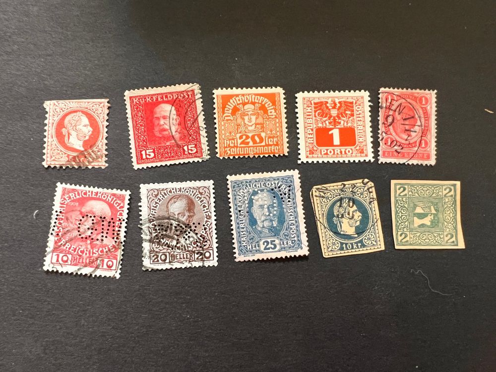 Lot Österreich/Feldpost  uralt ca. 1850 gest. und * (R406) 1