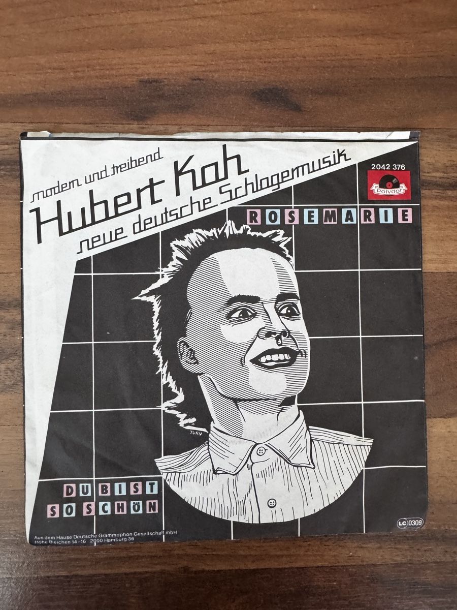 Dischi in vinile: Hubert Kah -  Rosemarie - 7" Single - 80s/NDW – Usato da Rorbas venduto da BlackstarRecords