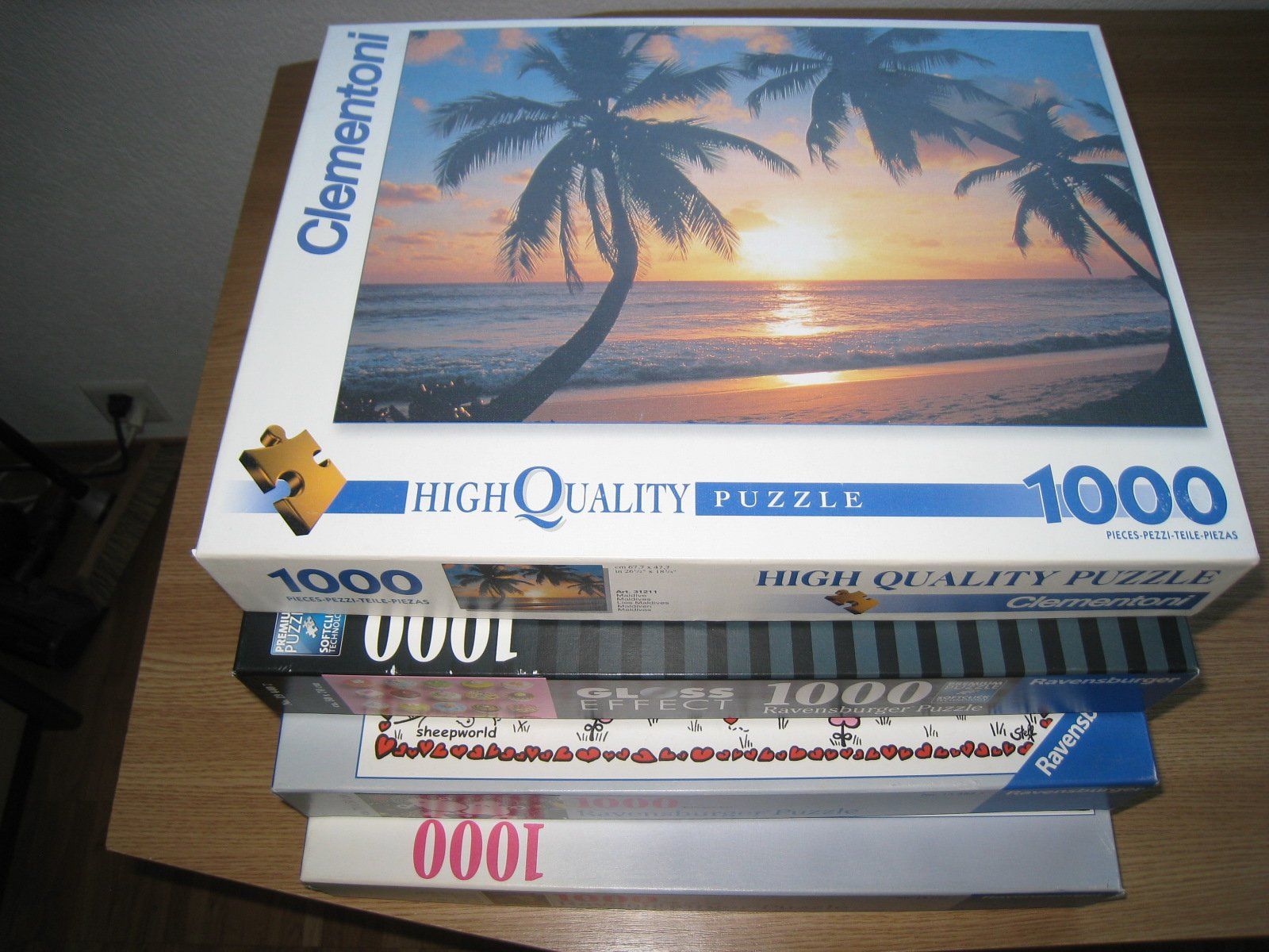 Ravensburger Puzzles: 4 Puzzle à 1000 Teile – D'occasion à Sutz par martinliliane