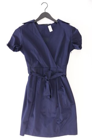 Oui Kurzarmkleid Gr. 40 blau