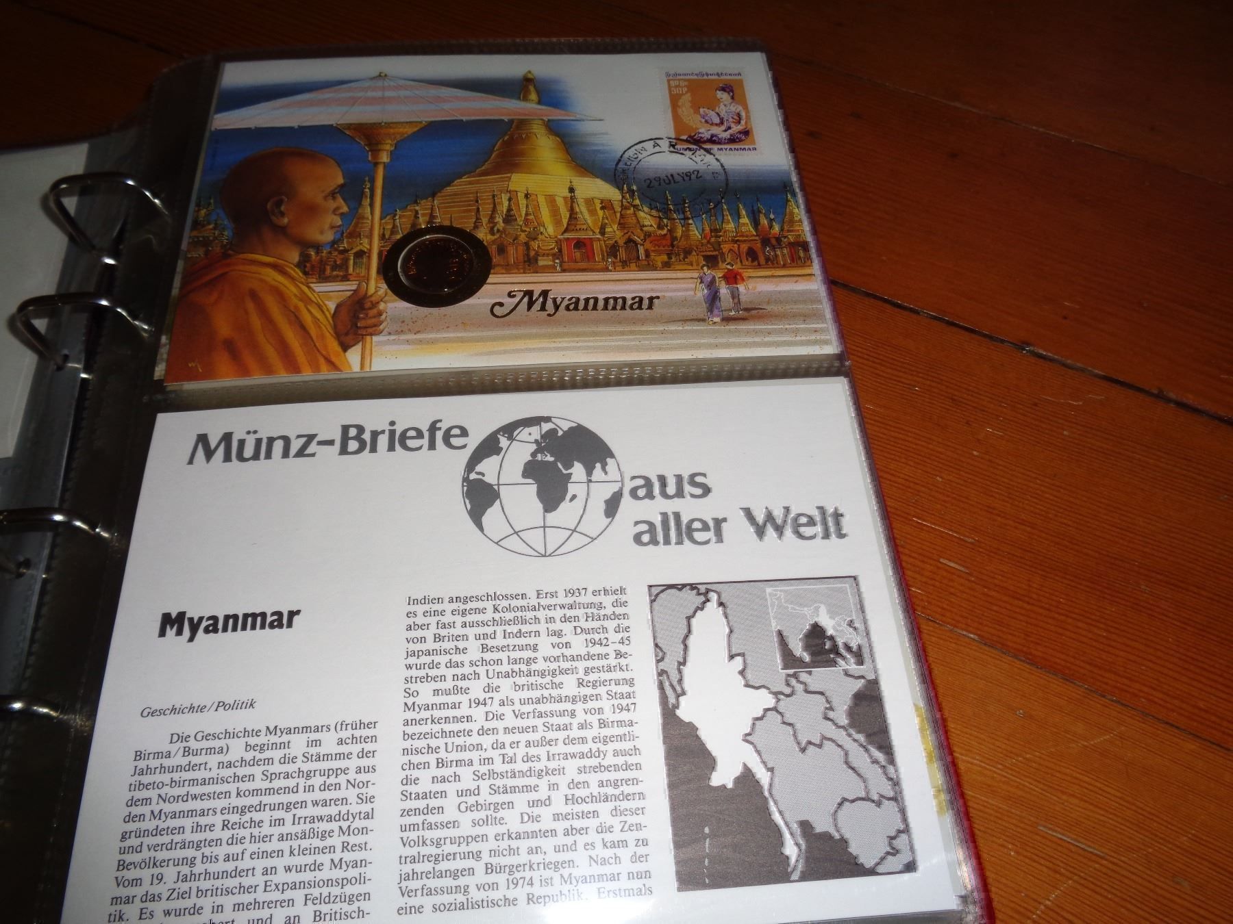 Tutti le monete: Münzbrief Myanmar – Usato da Olten venduto da Disc-Verkauf