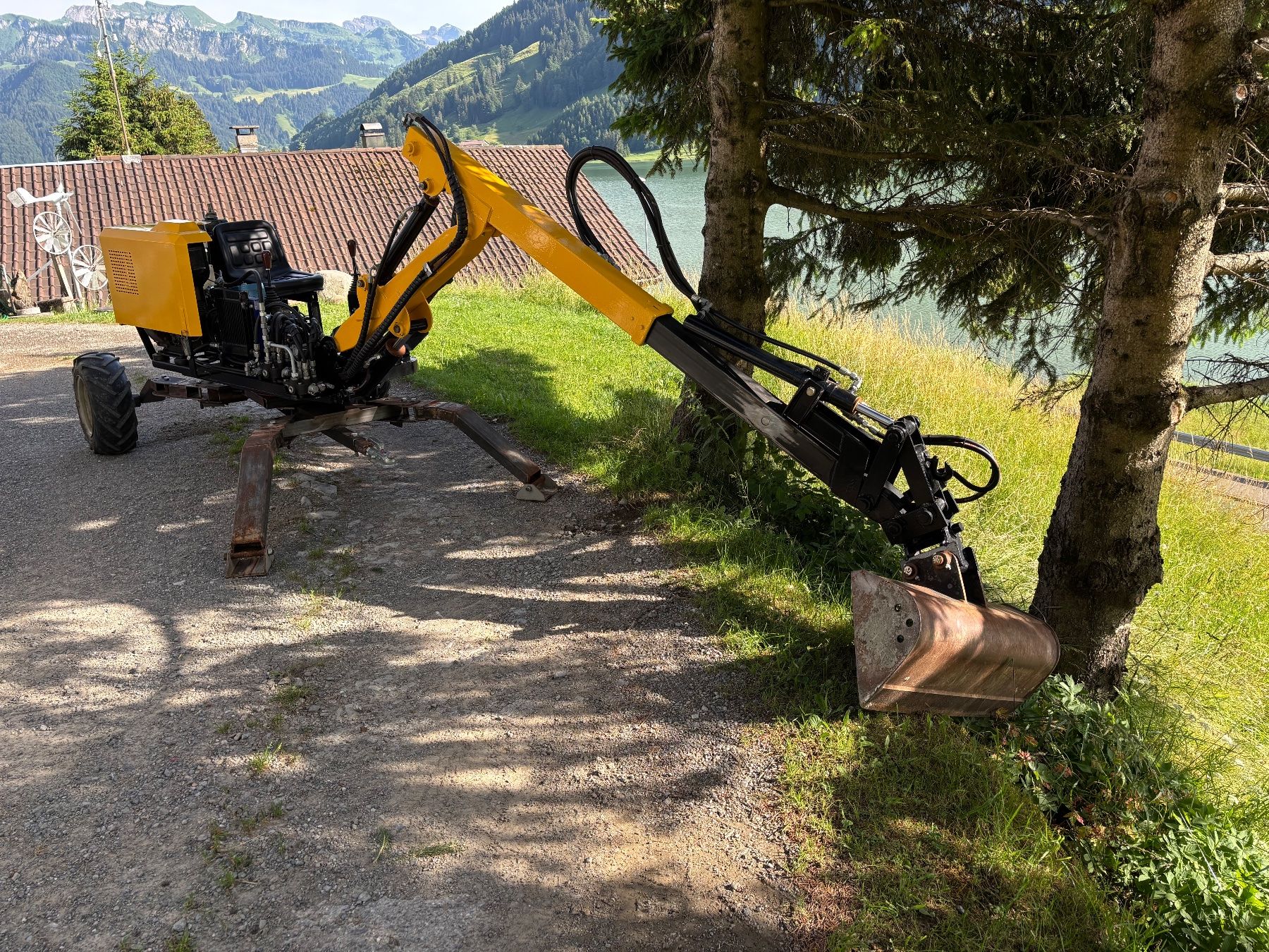 Excavateurs: Schreitbagger Eigenbau Menzi muck – D'occasion à Euthal par gueschtel72 5
