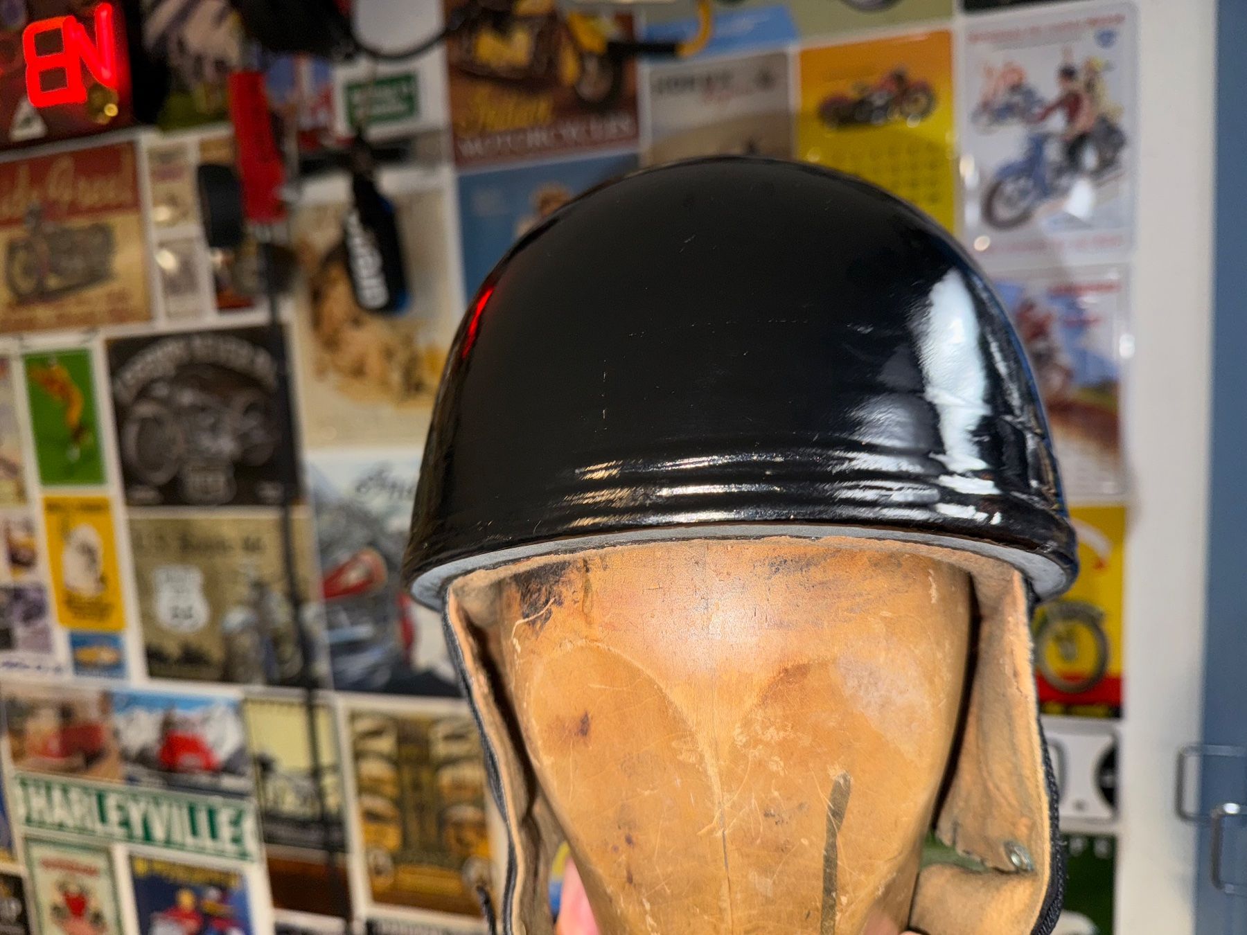 Abiti antichi: Aviakit legendäre Britischen Oldtimer Motorradhelm – Usato da Hellbühl venduto da Rodgers67 1