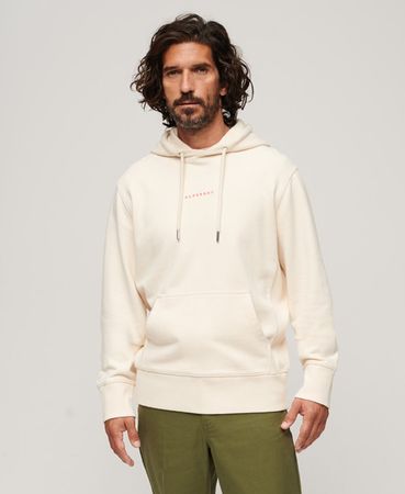 Superdry Code Surplus Logo Hoodie Beige XL Neu