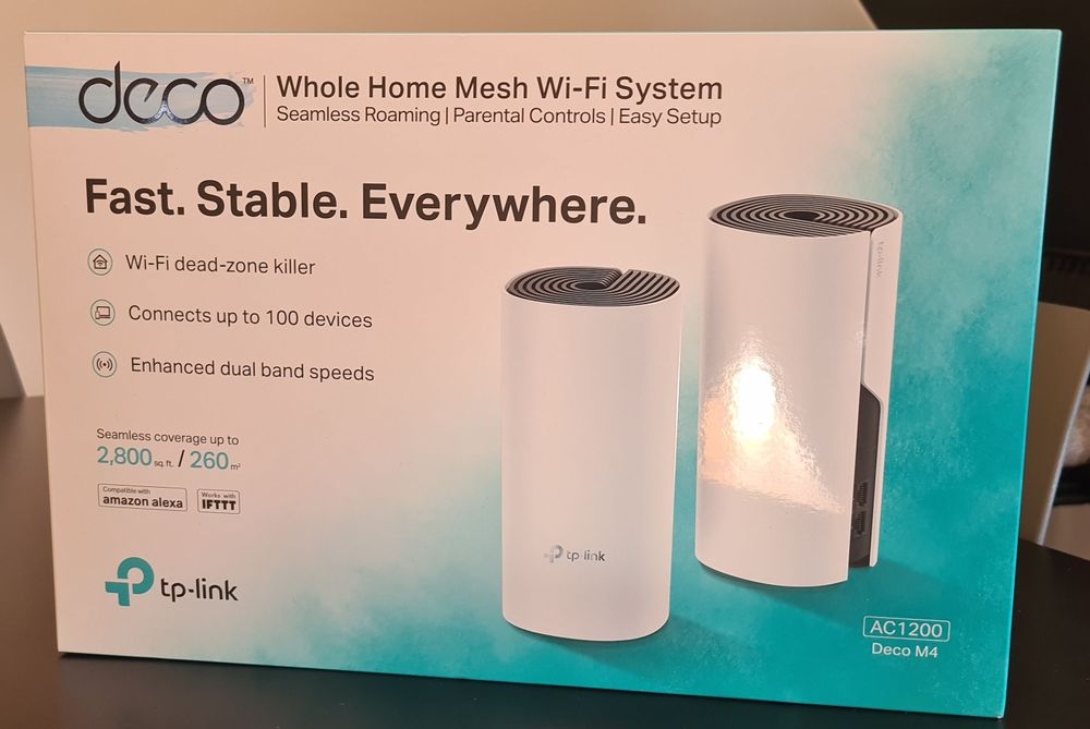 TP-Link Deco M4 Mesh WLAN System (2er-Set) (Neu (gemäss Beschreibung ...