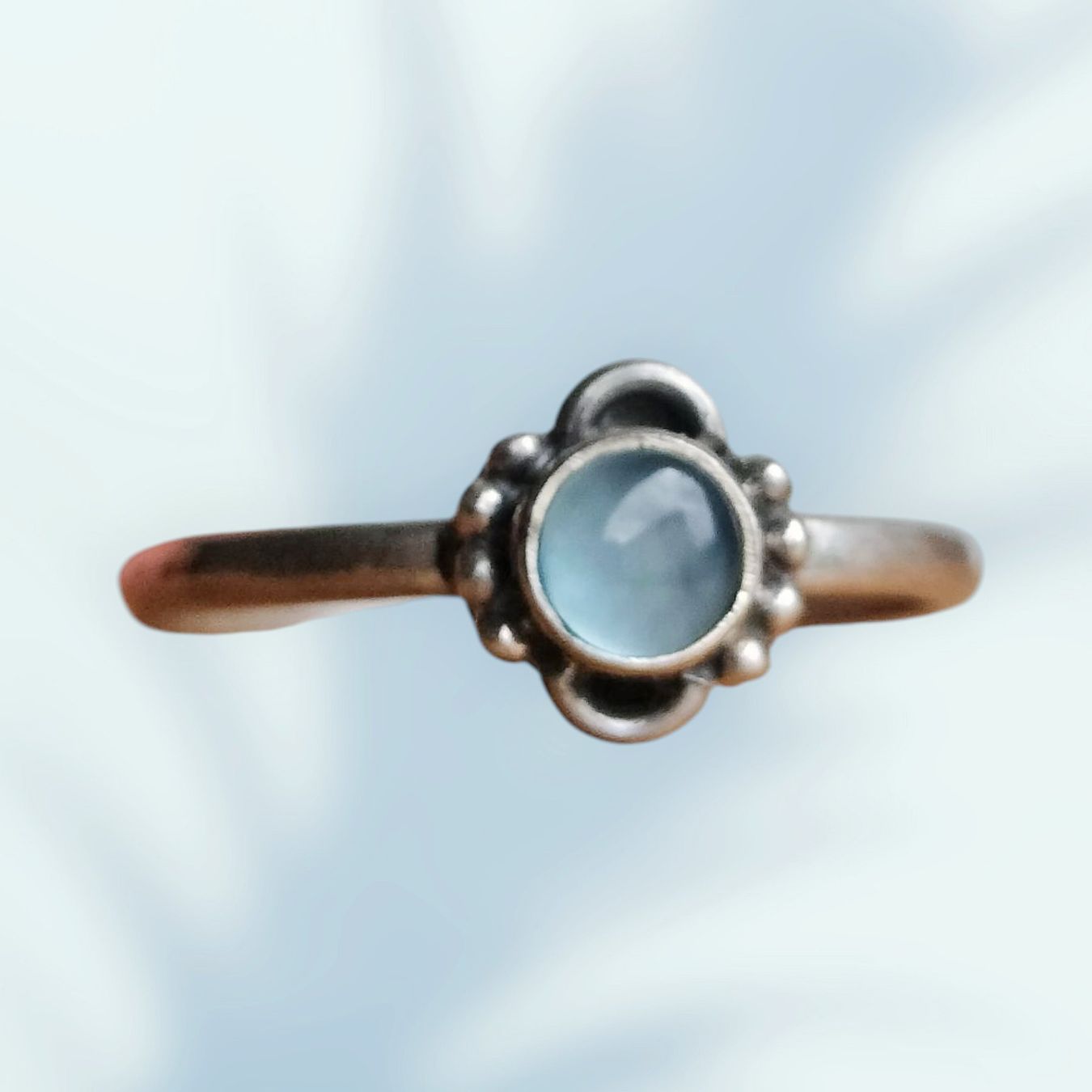 Anelli: Silber Ring 925 mit Blauen Chalcedony – Nuovo (secondo la descrizione) da Schwyz venduto da els_7cys 1