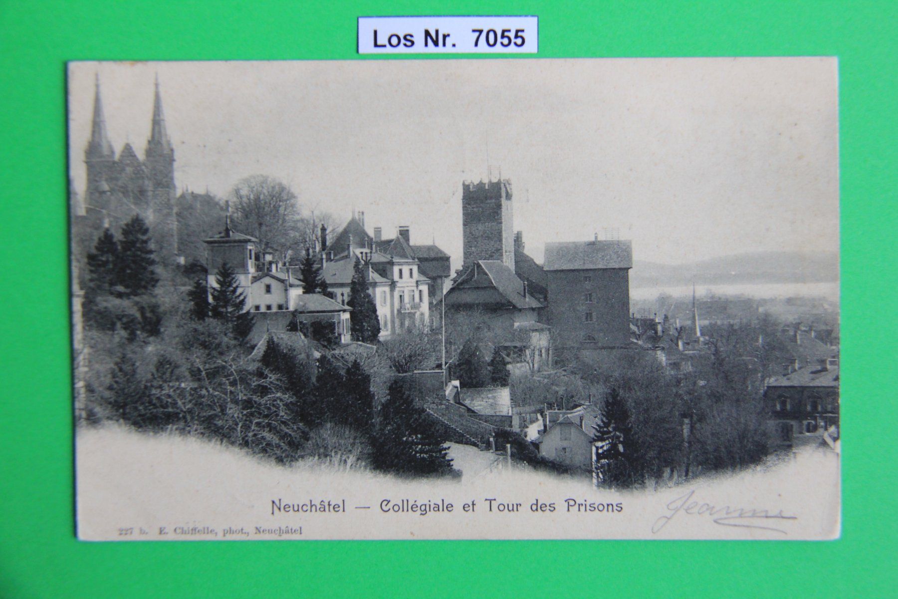Ansichtskarten: CH Ansichtskarte Neuchâtel um 1900                  Los 7055 – Gebraucht aus Volken von jukon65
