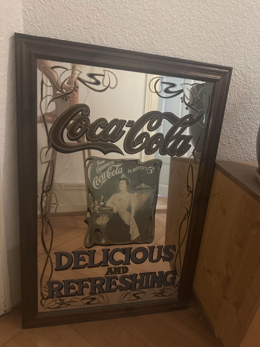 Spiegel: Vintage Coca cola Spiegel – Gebraucht aus Zürich von Juliareimann
