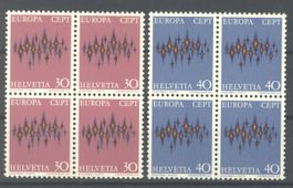 1972, Europa, Viererblöcke **
