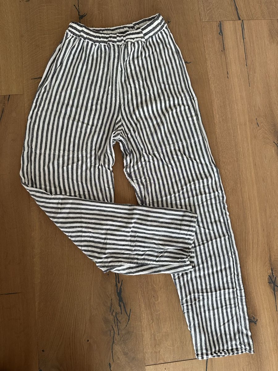 Pantaloni: gestreifte Leinenhose – Nuovo (secondo la descrizione) da Buchs SG venduto da pessego2008 2