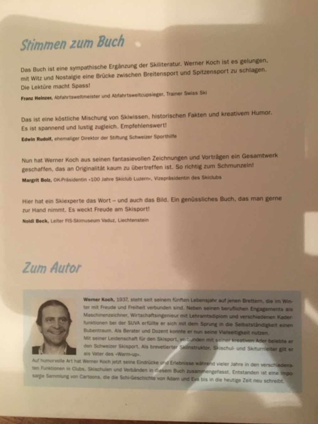 Livres: Schi-Geschichte Werner Koch – D'occasion à Arth par Vrecam51 3