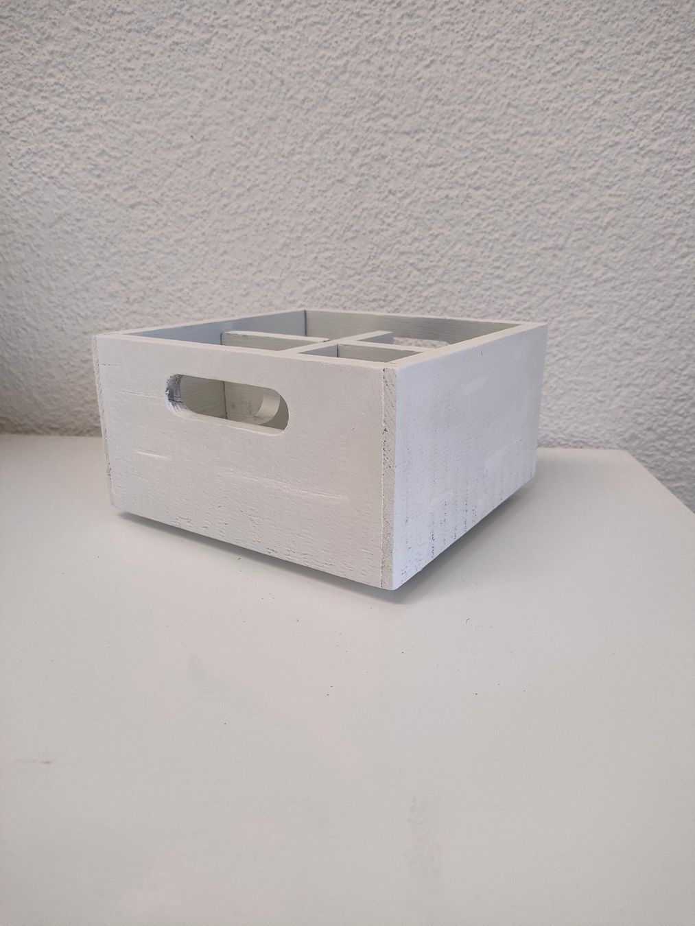 Set di tavolo e panche: Wunderschöner Tisch Caddy mit vier Kammern – Usato da Dietikon venduto da Branquinha1981 2