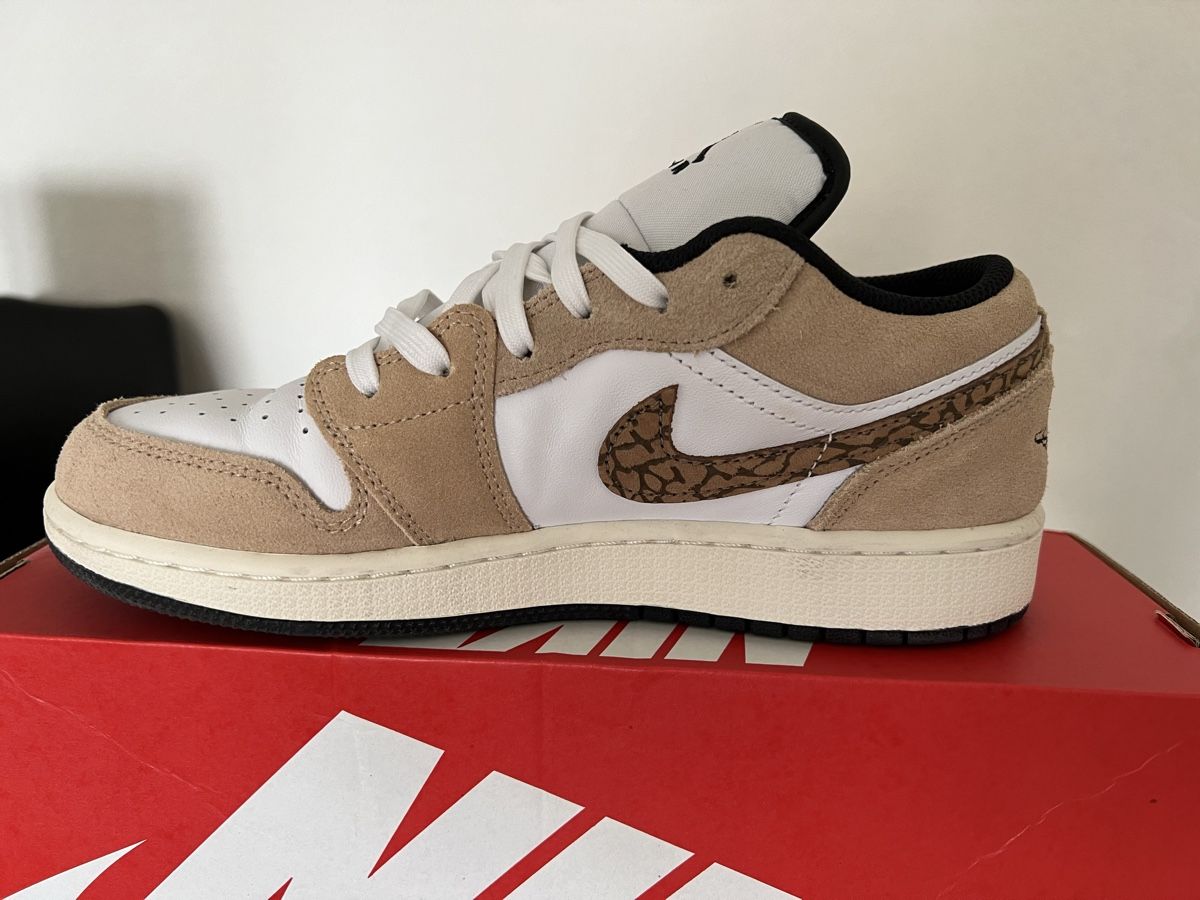 Jordan Scarpe da uomo: Air Jordan 1 Low SE Brown Elephant – Usato da Chavornay venduto da Rosiecat 3