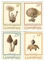 Briefmarken "Pilze". Luxemburg.