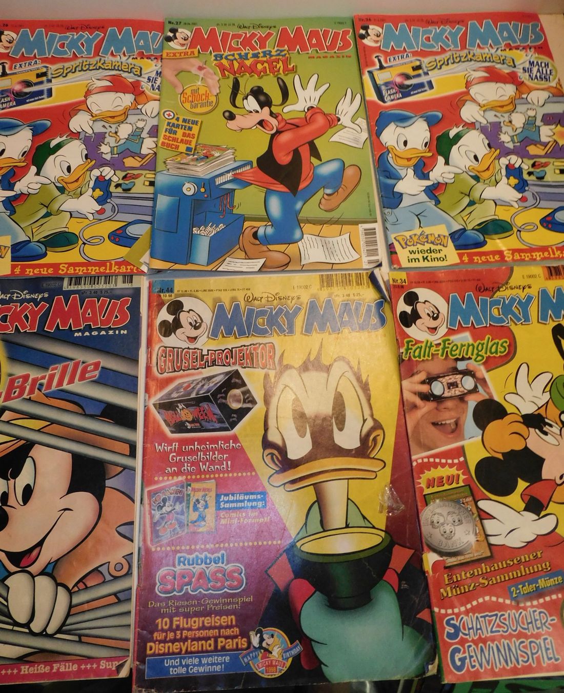 Fumetti: Micky Maus Hefte 8 Hefte div Jahrgänge u Nummern – Usato da Sursee venduto da 76 4
